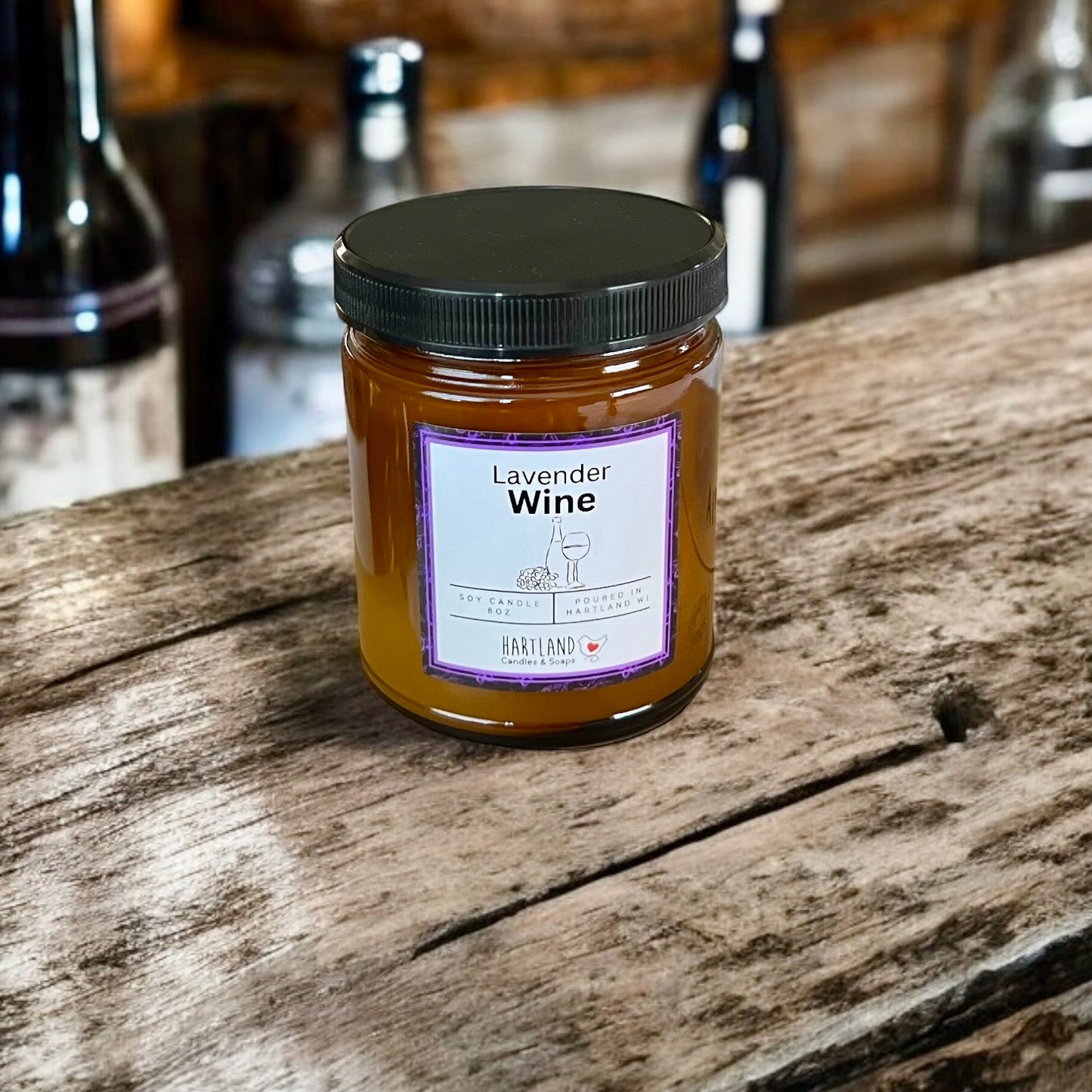 Soy Candle ~ Lavender Wine