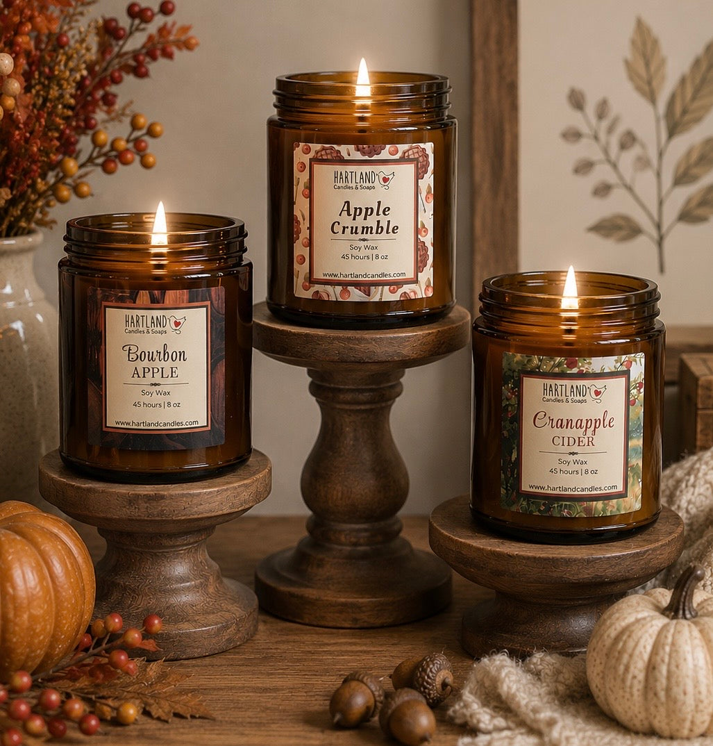 Soy Candle ~ FALL Apple Crumple 8oz