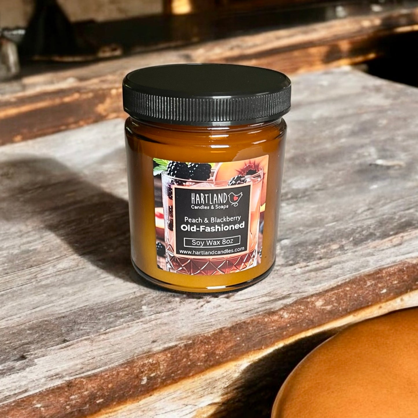 Soy Candle ~ OLD-Fashioned Peach & Blackberry
