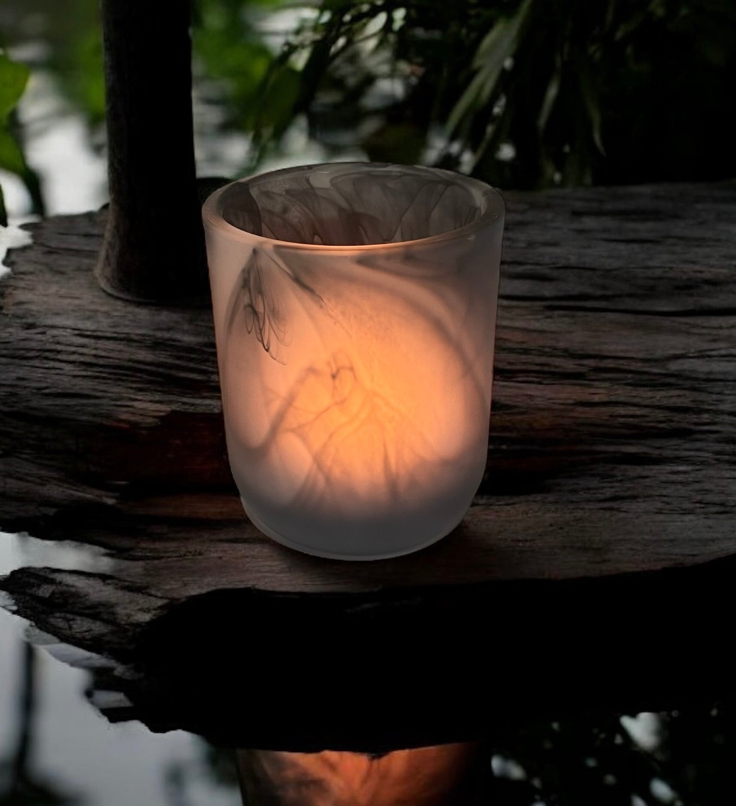 Soy Candle ~ Black Forest Black Frosted Jar 9oz