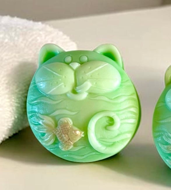 Kitty Glycerin Soap-Goat's Milk Rosemary Mint