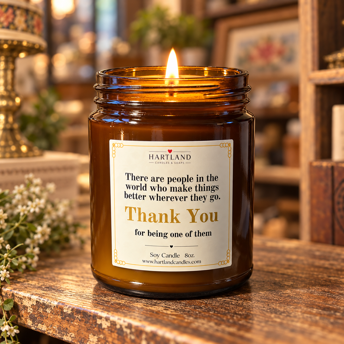 Soy Candle ~ Thank You