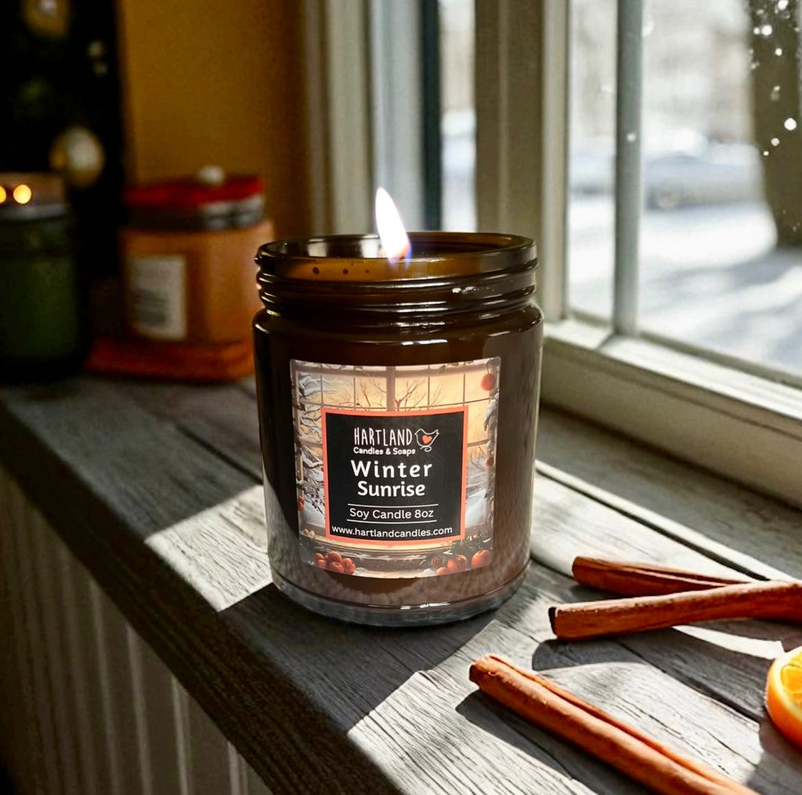 Soy Candle ~ Winter Sunrise 8oz