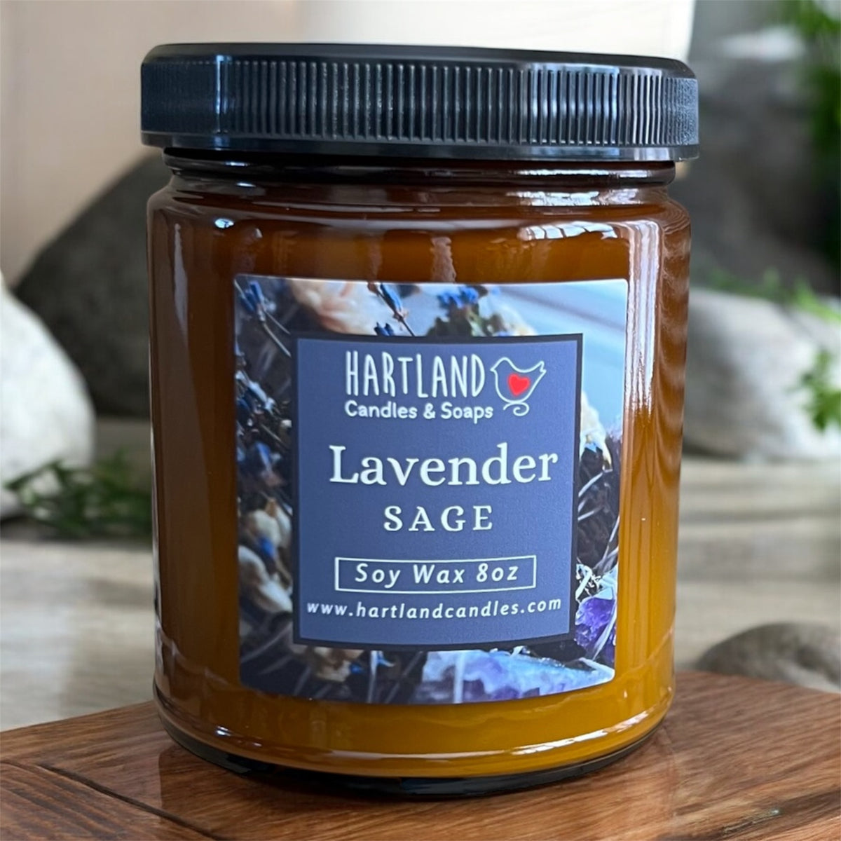Soy Candle ~ Lavender & Sage