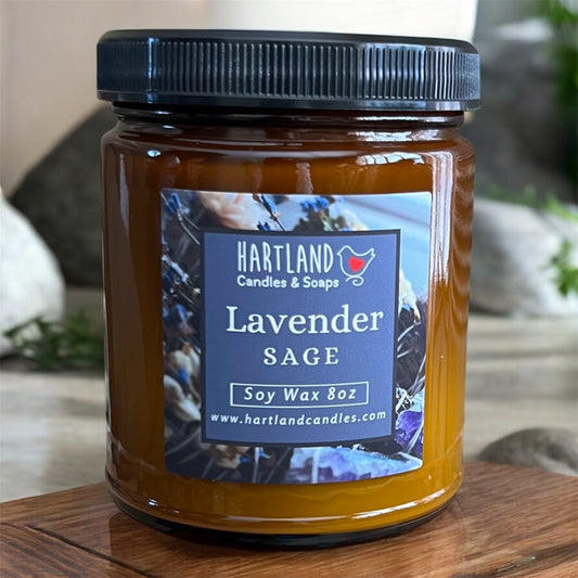 Soy Candle ~ Lavender & Sage