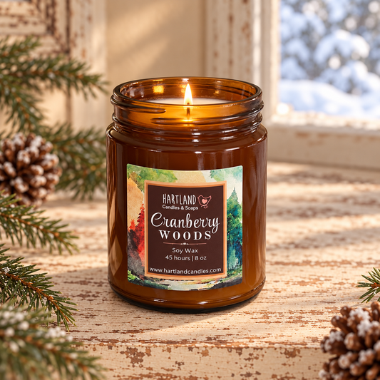 Soy Candle - Cranberry Woods