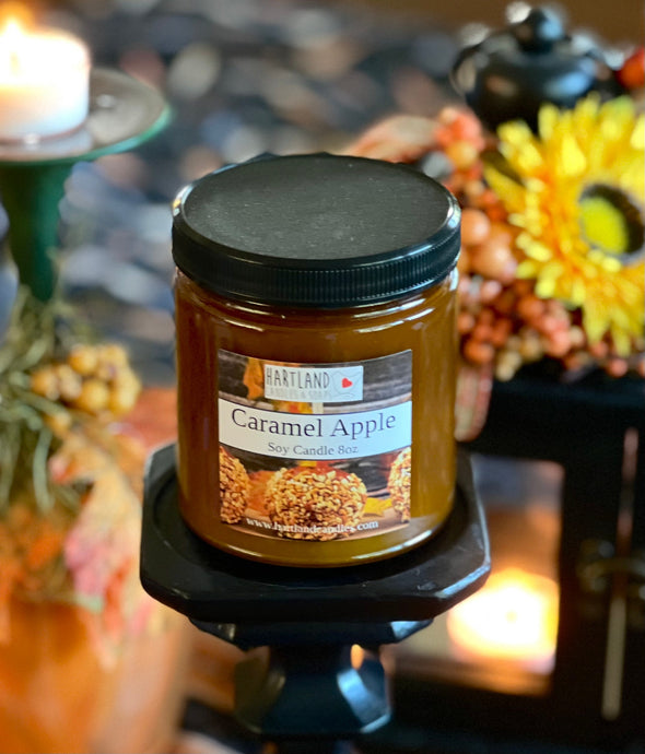 Fall Soy Candle - Caramel Apple