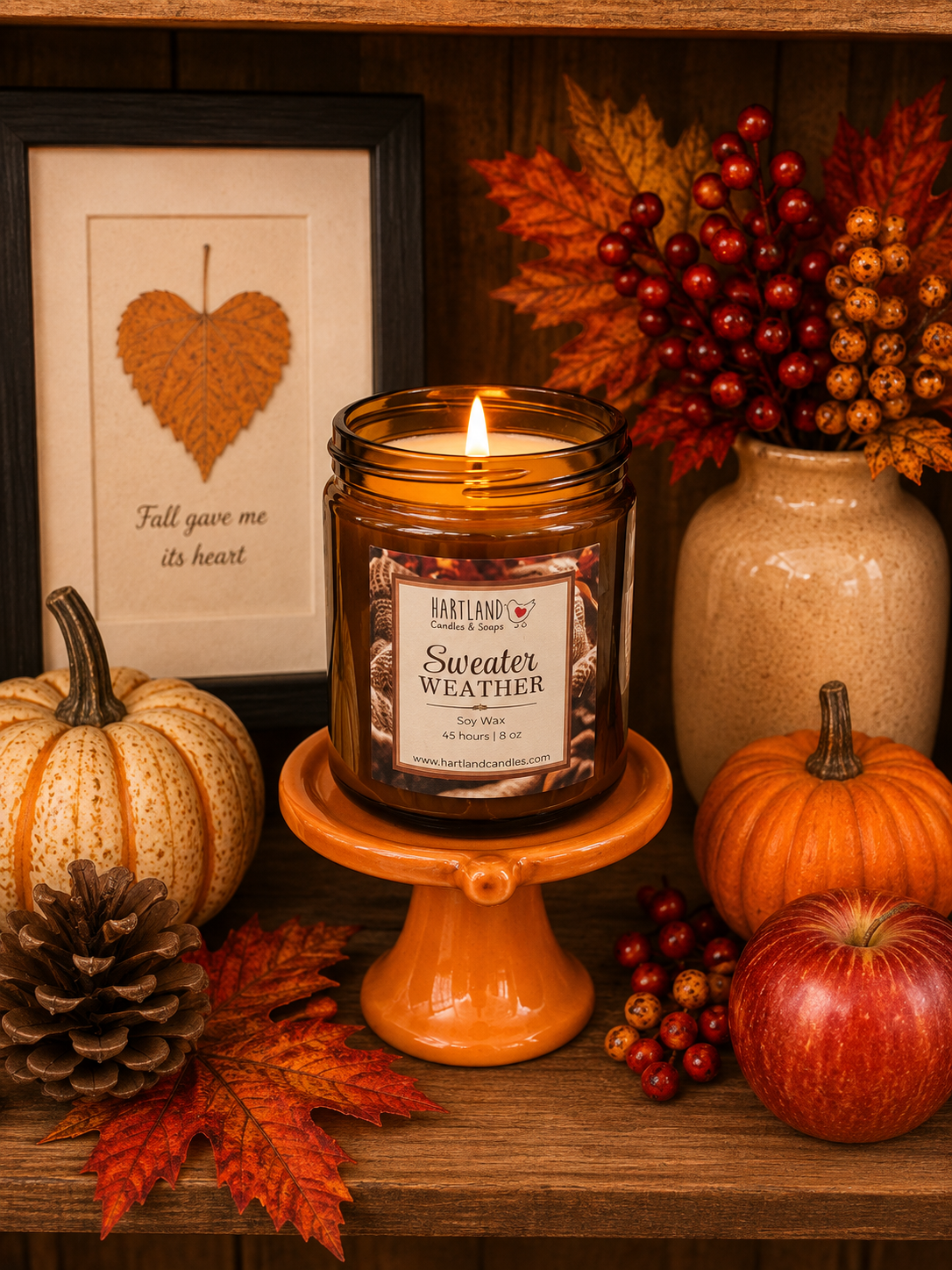 Soy Candle ~ FALL Sweater Weather 8oz