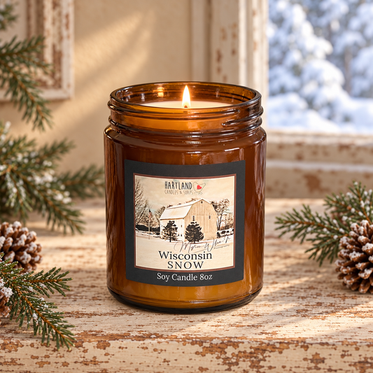 Soy Candle - Wisconsin Snow