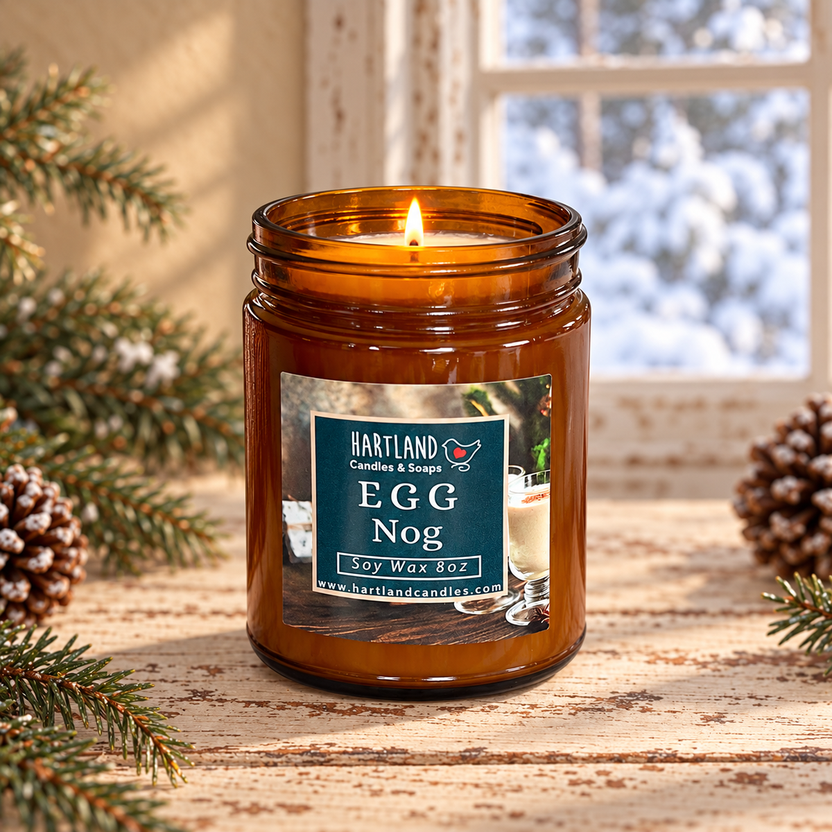 Soy Candle  Egg Nog