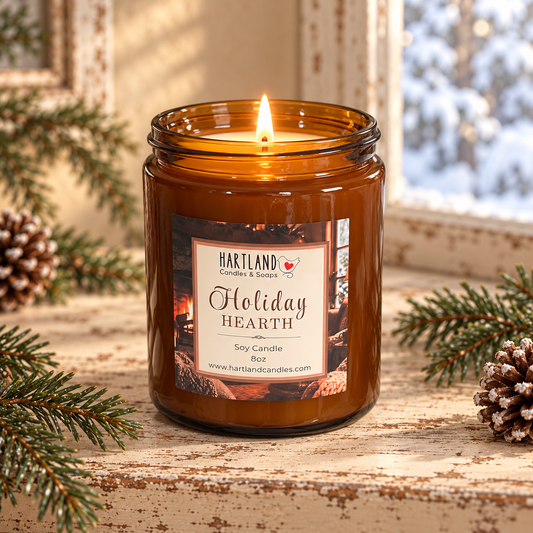 Soy Candle - Holiday Hearth