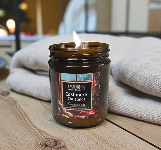 Soy Candle ~ Cashmere Christmas 8oz