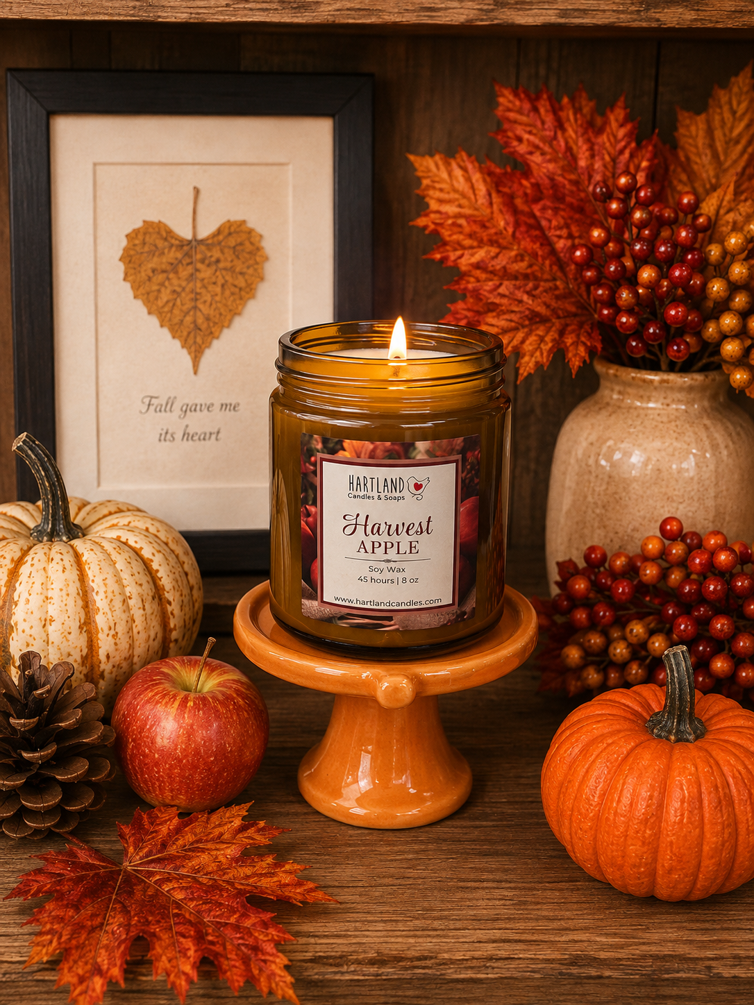 Soy Candle ~ FALL Apple Harvest 8oz