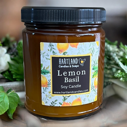 Soy Candle ~ Lemon Basil