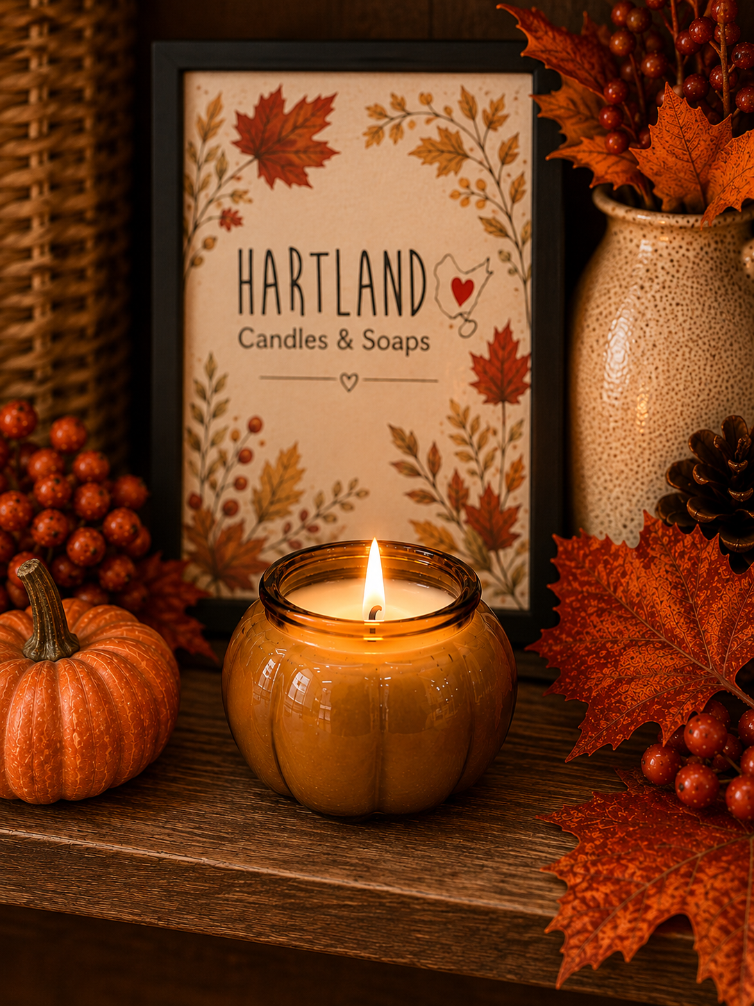 Soy Candle ~ FALL Mini Pumpkin