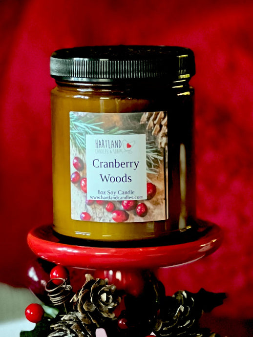 Winter Soy Candle-Cranberry Woods