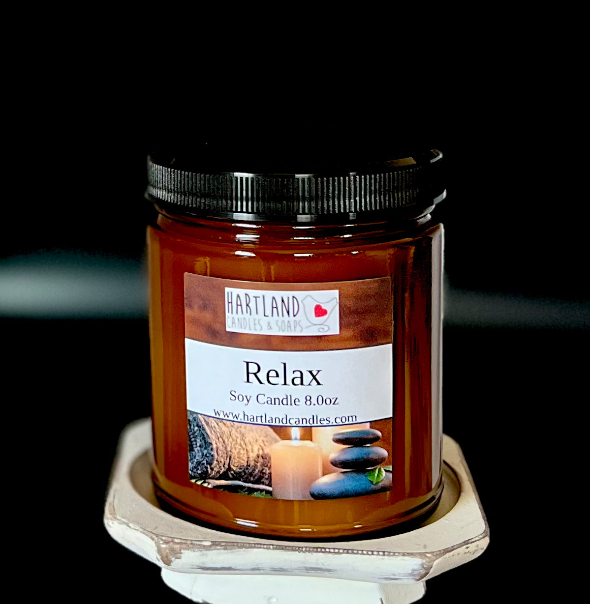 Soy Candle ~ Relax 8oz Spa Collection