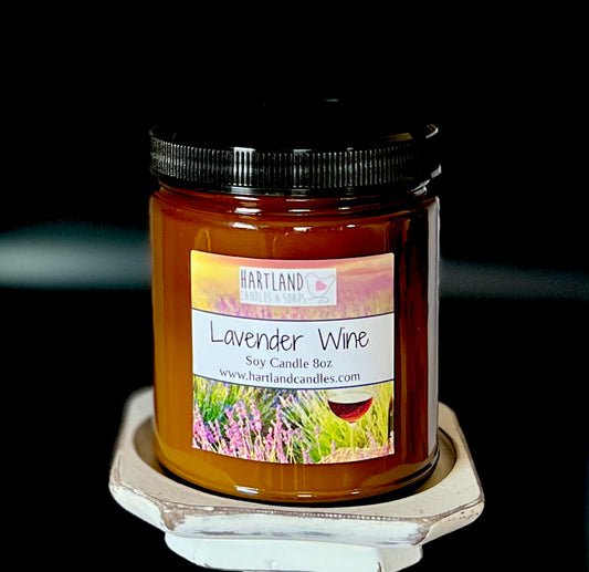 Soy Candle ~ Lavender Wine