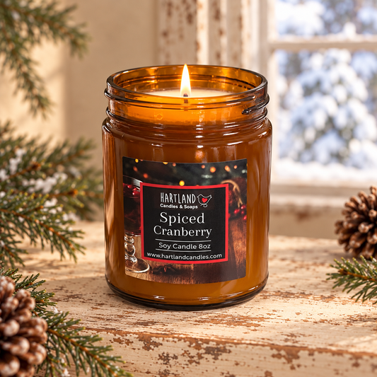 Soy Candle - Spiced Cranberry