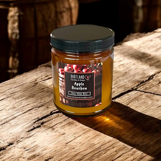 Soy Candle ~ Apple Bourbon 8oz