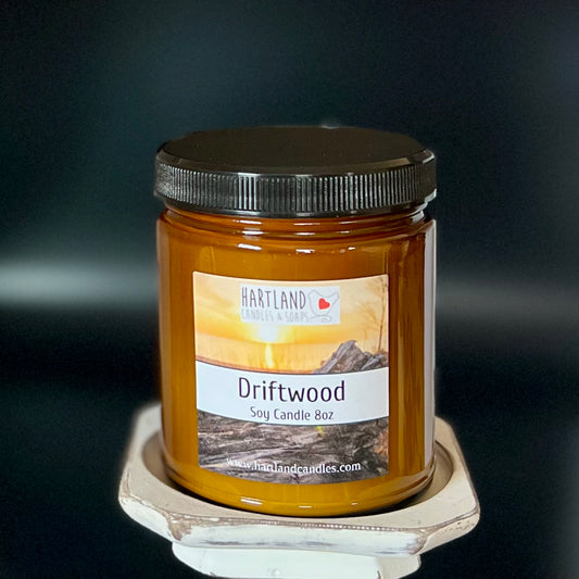 Soy Candle ~ Driftwood 8oz