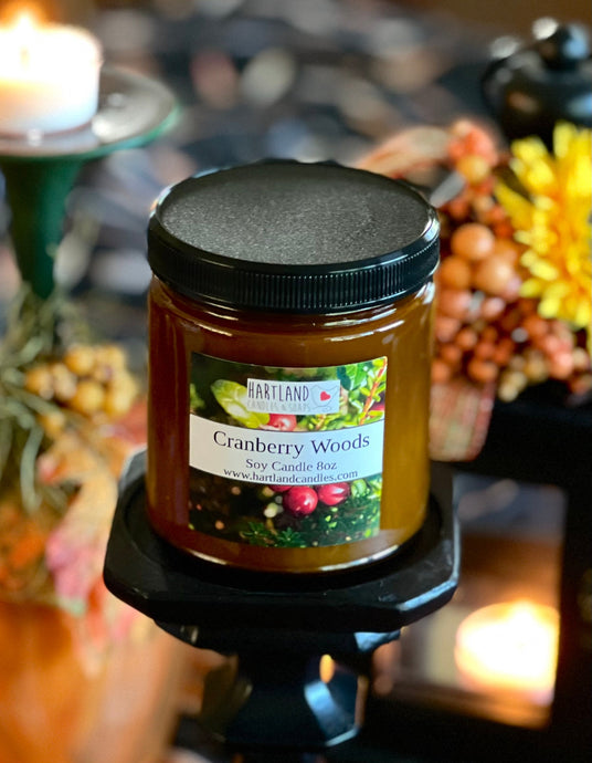 Fall Soy Candle-Cranberry Woods