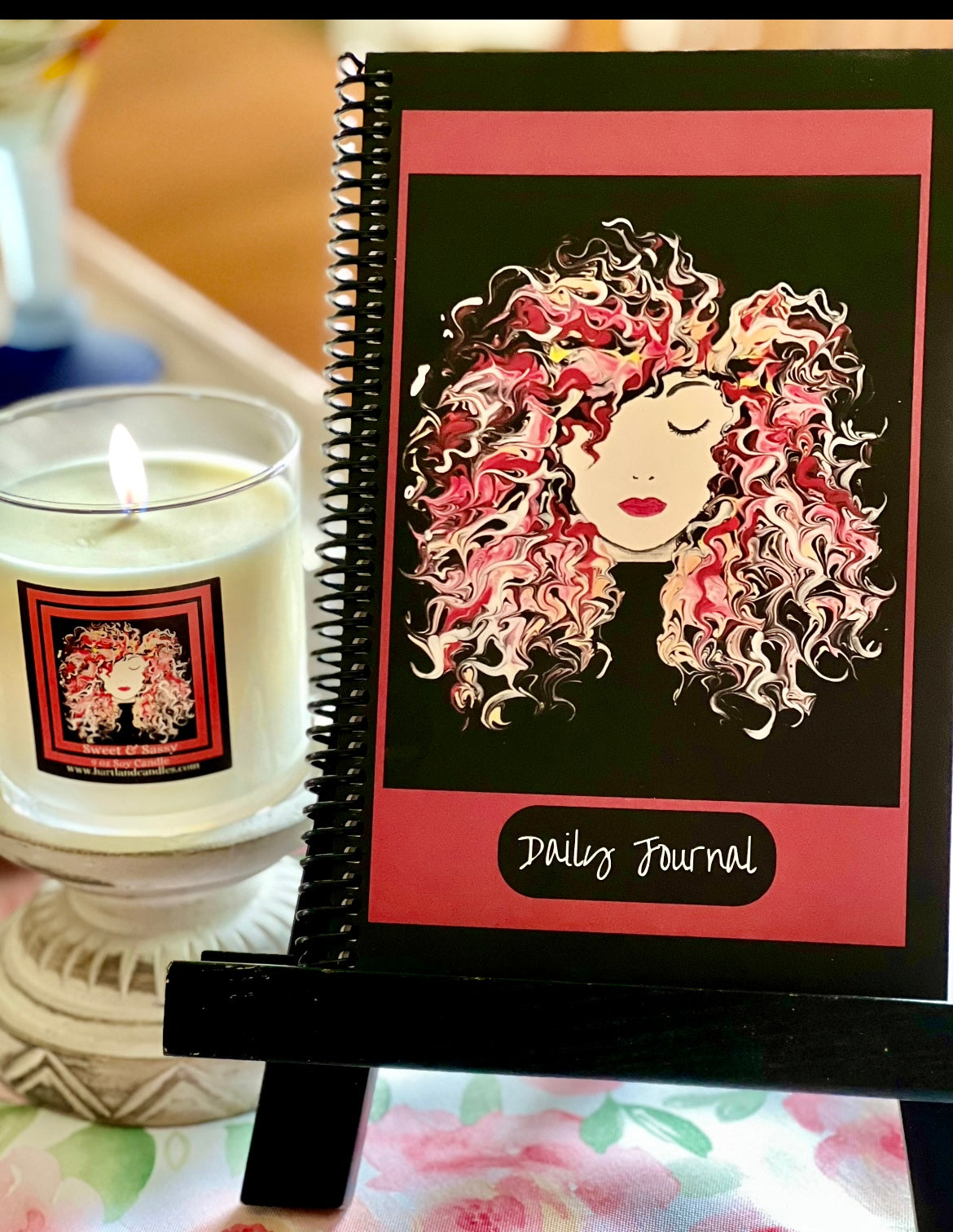 Journal The Ladies #1 and Candle Gift Set