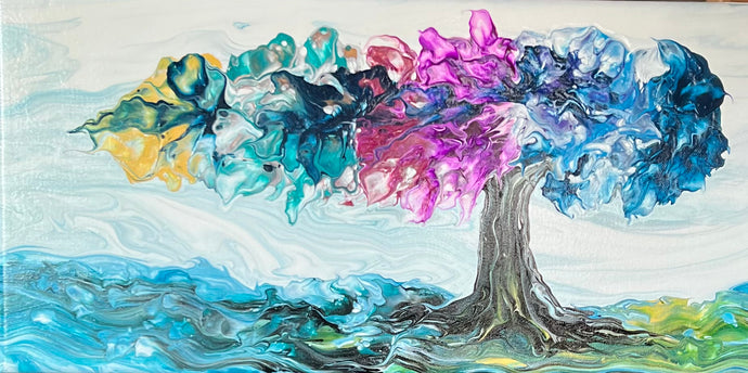 Hartland Canvas ~ Windy Trees 10x20