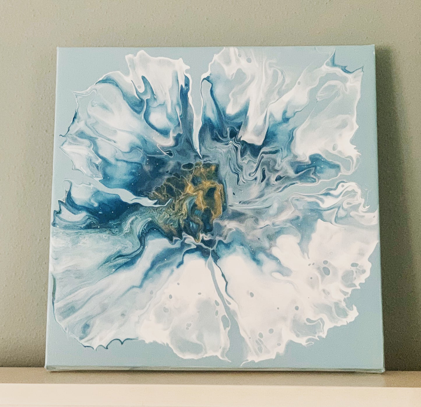 Hartland Canvas ~ Blue Floral 10x10