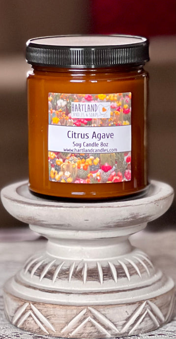 Soy Candle ~ Citrus Agave 8oz