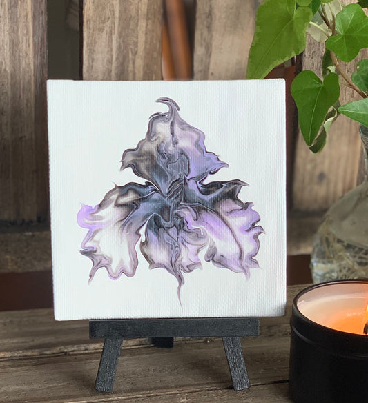 Hartland Canvas ~ Lavender Iris 4x4