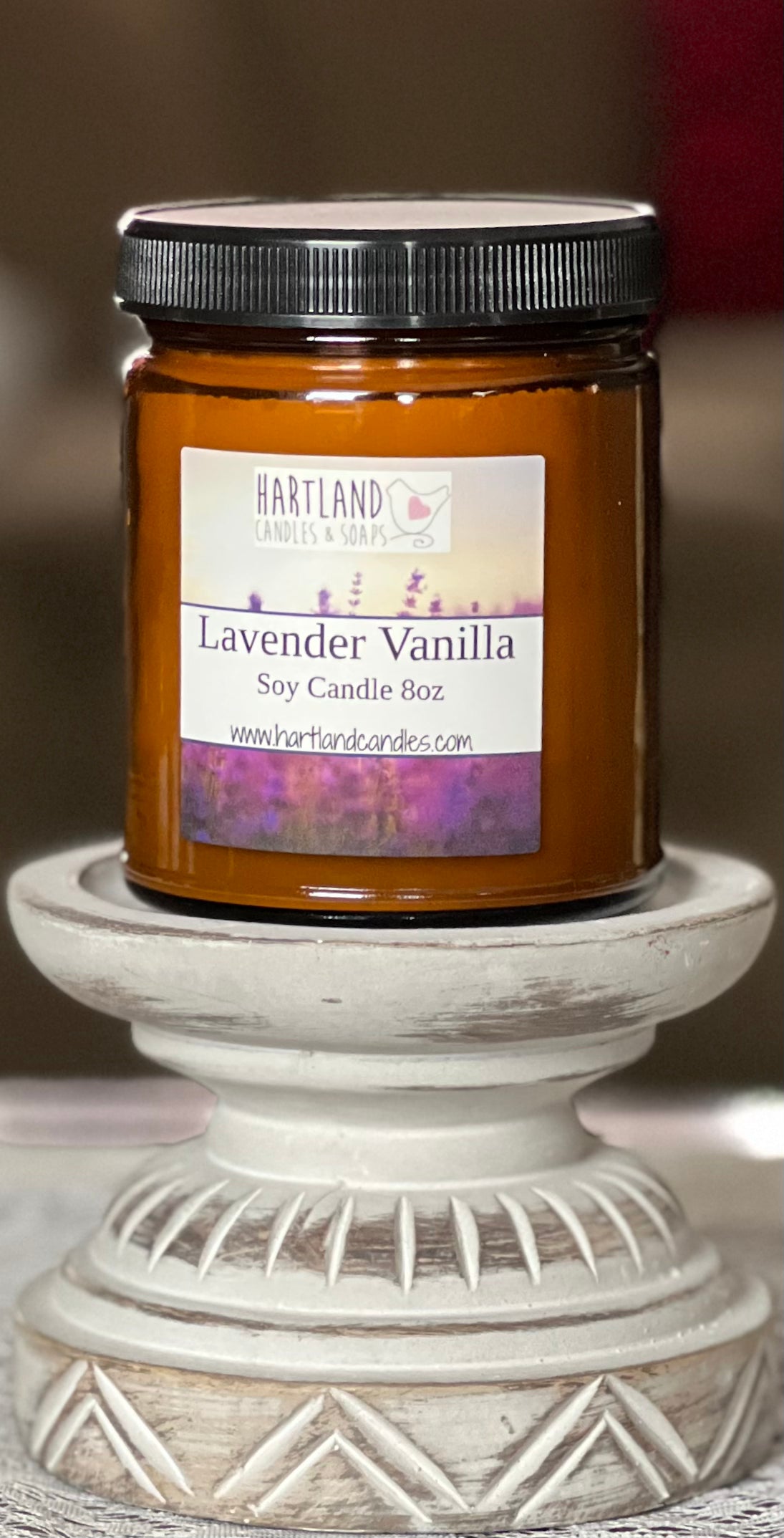 Soy Candle ~ Lavender Vanilla 8oz