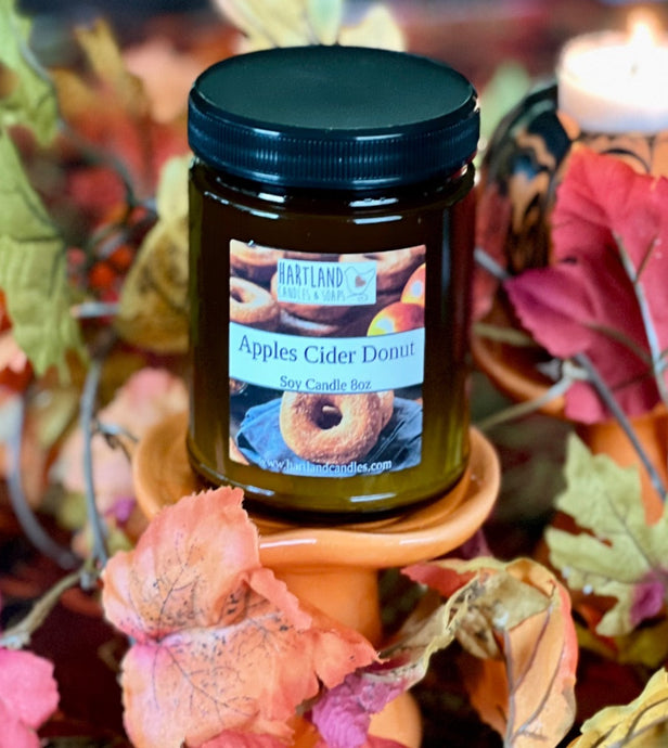 Fall Soy Candle-Apple Cider Donut